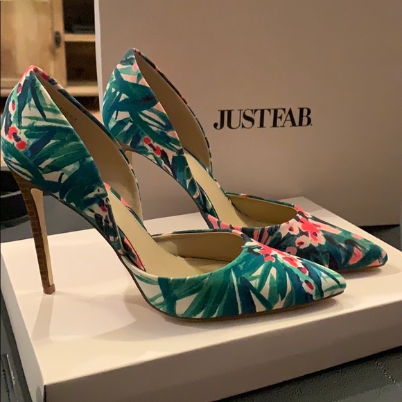 JustFab Shoes - Tropical heels, so much fun JustFab Shoes - Tropical heels, so much fun